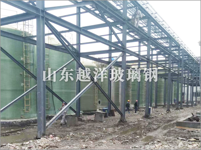 甘肃金昌 / 玻璃钢储罐项目