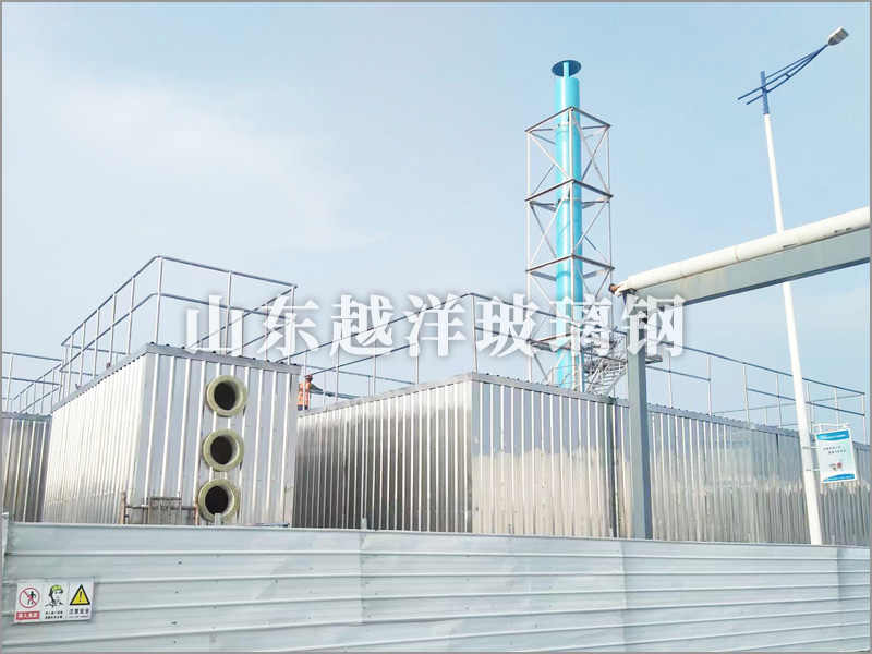 玻璃钢生物除臭滤箱