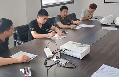 越洋玻璃钢工贸企业全员安全生产大学习、大培训、大考